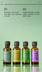 lavender essential oil + base